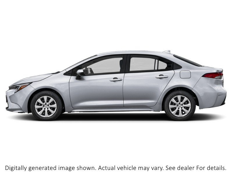 2025 Toyota Corolla Hybrid Hybrid LE CVT Classic Silver Metallic  Shot 3