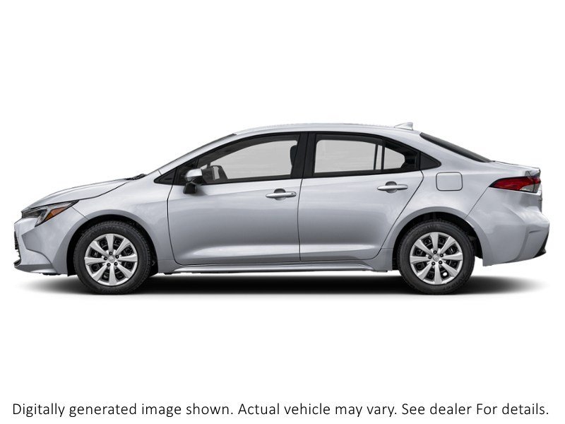 2025 Toyota Corolla Hybrid Hybrid LE CVT Classic Silver Metallic  Shot 3