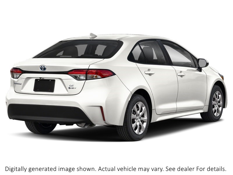 2026 Toyota Corolla Hybrid Hybrid LE CVT AWD White  Shot 6
