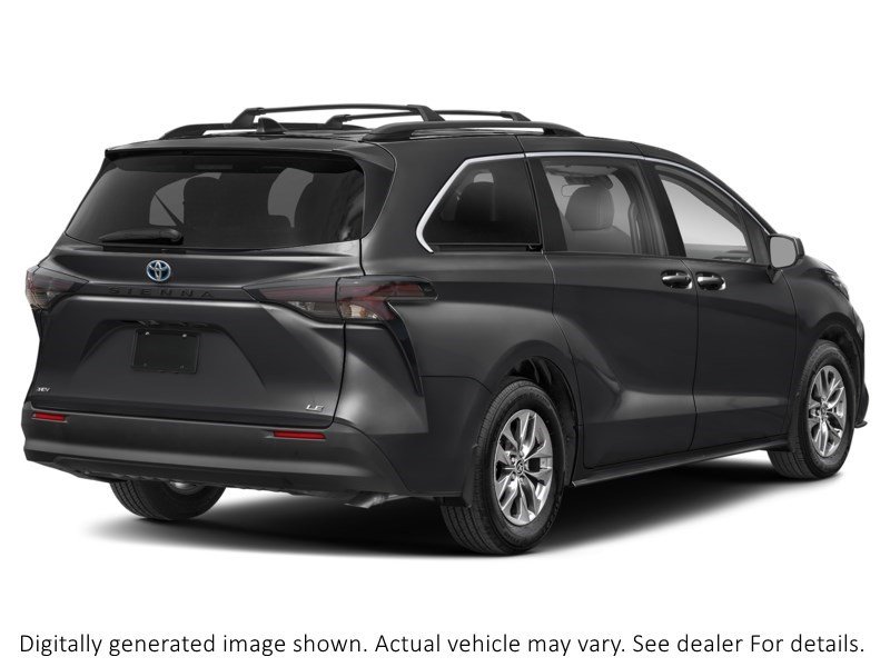 2026 Toyota Sienna LE 8-Passenger AWD Midnight Black Metallic  Shot 2