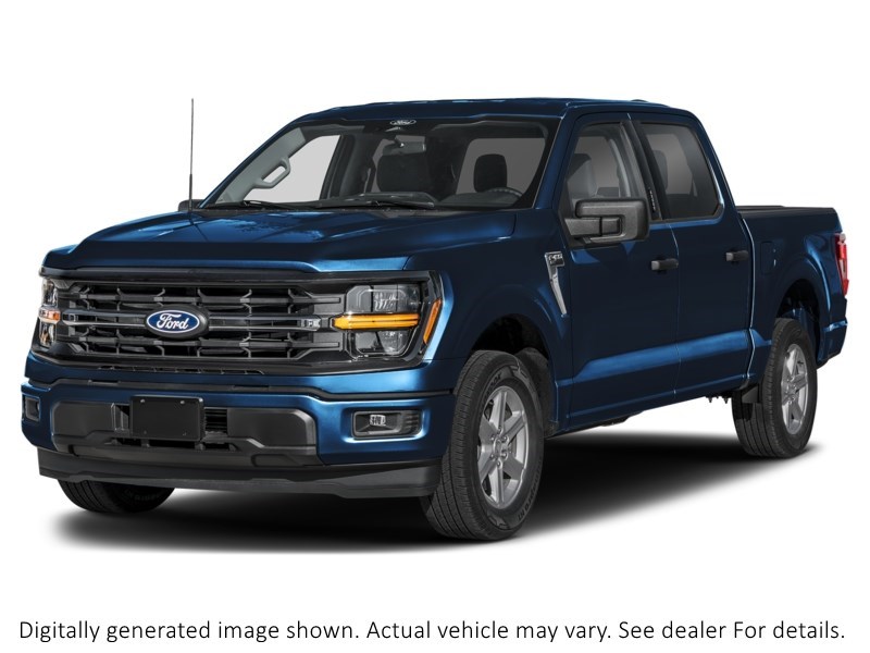 2026 Ford F-150 XLT | 4X4 | Hybrid | 302A | Blk Pk Pls | Bed Utl Antimatter Blue Metallic  Shot 4