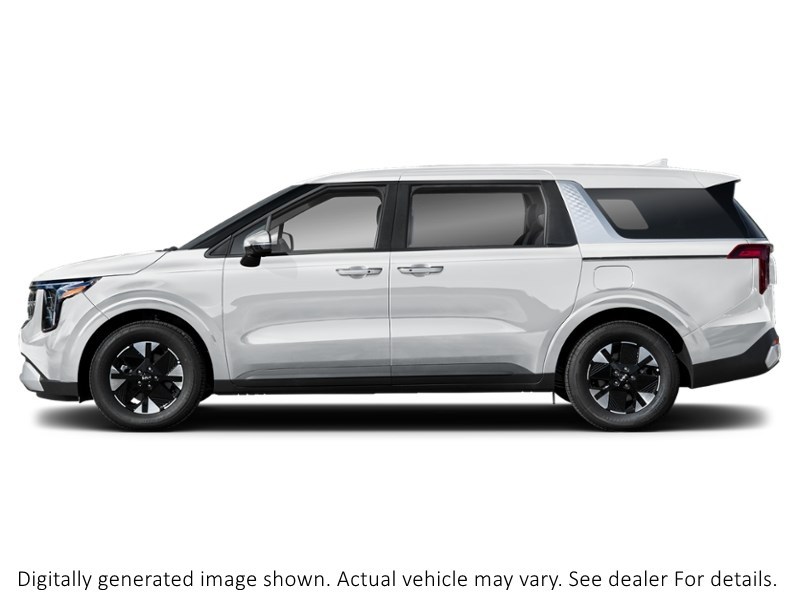 2027 Kia Carnival Hybrid Lx+ FWD Snow White Pearl  Shot 3