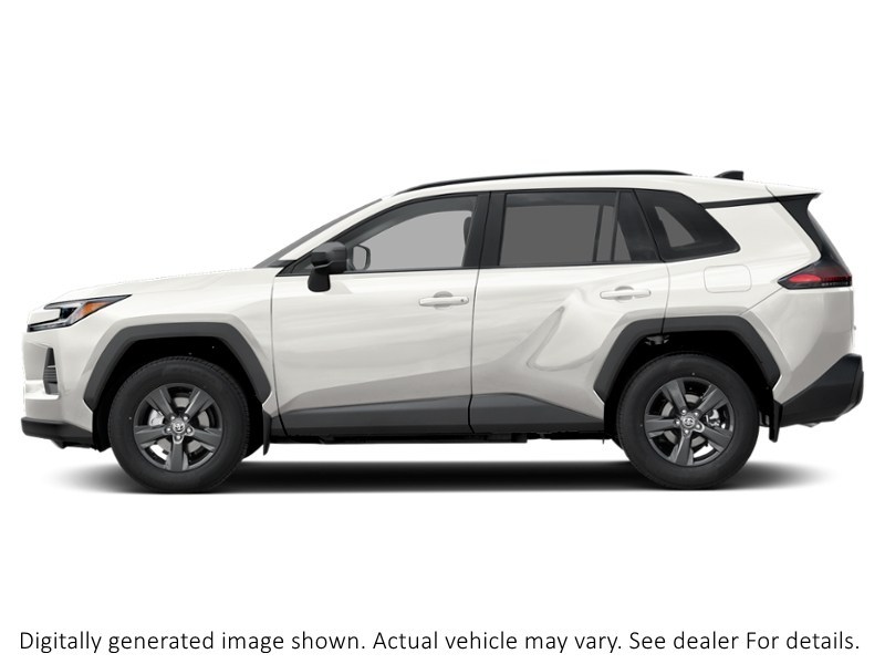 2026 Toyota Rav4 LE AWD White  Shot 3