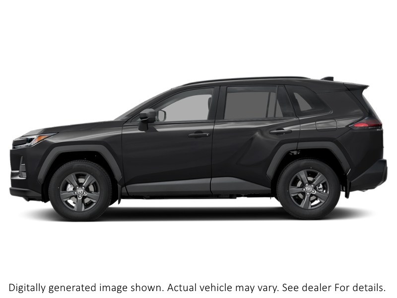 2026 Toyota Rav4 LE AWD Midnight Black Metallic  Shot 3