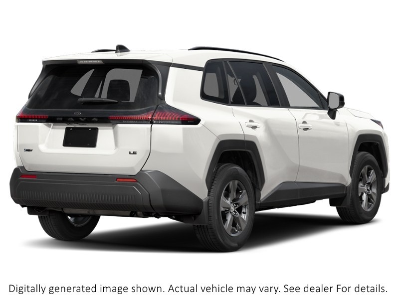 2026 Toyota Rav4 LE AWD White  Shot 2