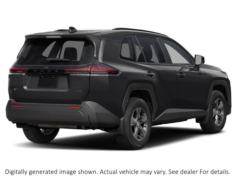 2026 Toyota Rav4 LE AWD Midnight Black Metallic  Shot 6