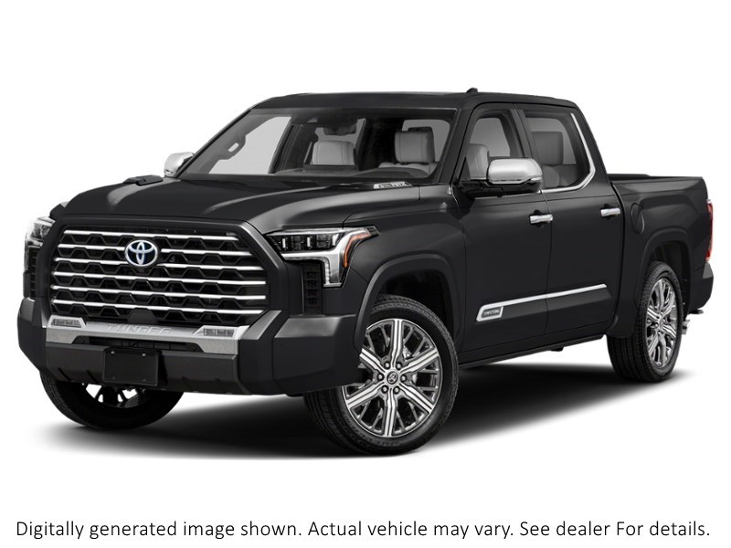 2026 Toyota Tundra Hybrid 4X4 Crewmax Capstone Hybrid Midnight Black Metallic  Shot 4