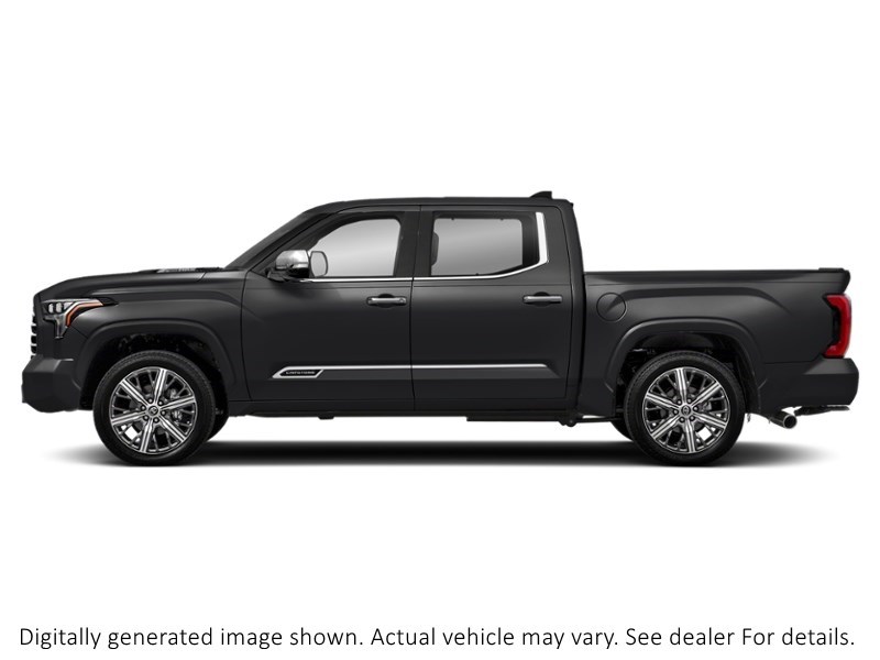 2026 Toyota Tundra Hybrid 4X4 Crewmax Capstone Hybrid Midnight Black Metallic  Shot 3