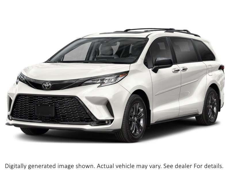 2026 Toyota Sienna XSE 7-Passenger AWD White  Shot 1
